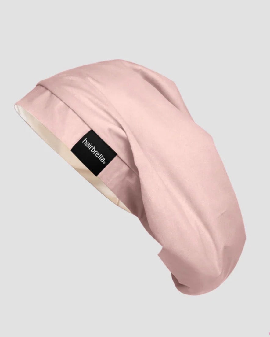 Blush Hairbrella Satin-Lined Sleep Cap