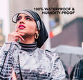 Blush Color: Hairbrella Satin-Lined, Waterproof Rain Hat